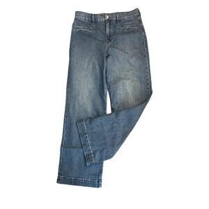 New J Crew Factory Wide Leg Crop Jeans 30W 38H